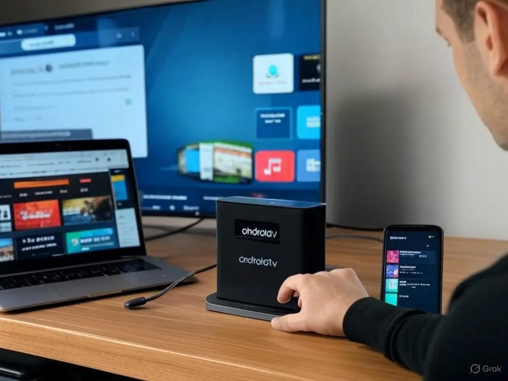 Fix IPTV Issues Fast: Your 2025 Troubleshooting Guide for IPTV Smarters Lite 3 Cozy living room with a smart TV running IPTV Smarters Lite to fix IPTV issues, with smarterselite.com on a laptop for troubleshooting guidance.