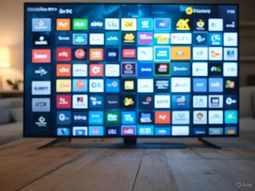 Comparison chart of Crystal IPTV against IPTV Farm, Kemo Sat IPTV, and Matrix IPTV, showing channels, VOD, price, 4K support, and anti-freeze tech advantages.